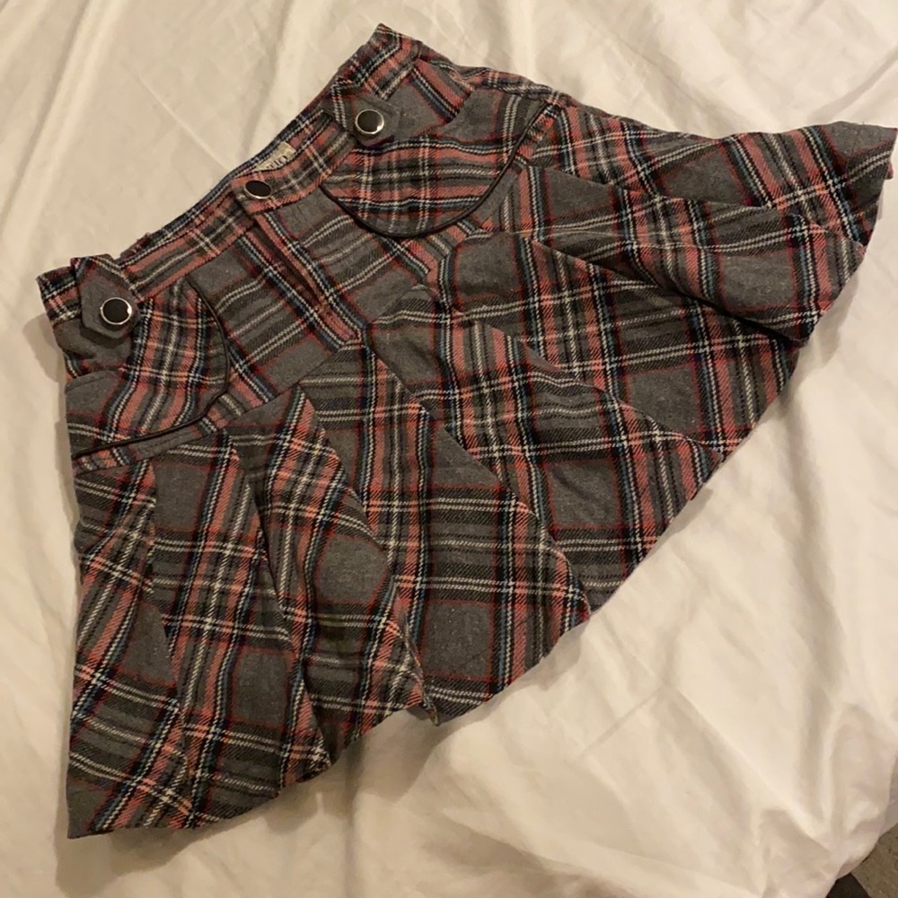 Passito wool blend skirt